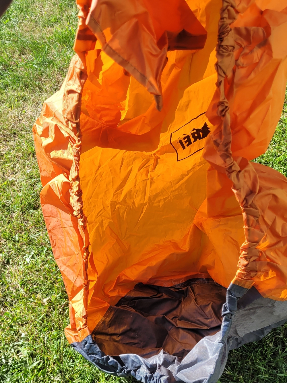 NWOT, REI Orange BACKPACK Raincover - Picture 2 of 6